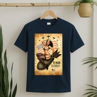 USO To Celebrate Our Troops Bombshell T-Shirt