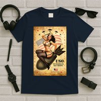 USO To Celebrate Our Troops Bombshell T-Shirt