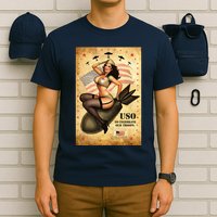 USO To Celebrate Our Troops Bombshell T-Shirt