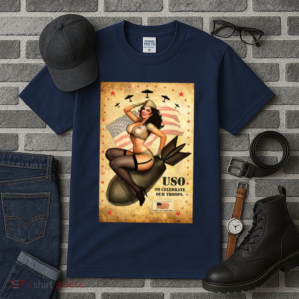 USO To Celebrate Our Troops Bombshell Tall T-Shirt