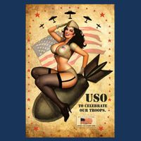 USO To Celebrate Our Troops Bombshell 7-Panel Snapback Hat