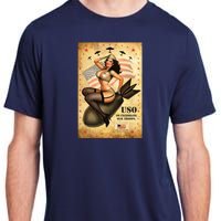 USO To Celebrate Our Troops Bombshell Adult ChromaSoft Performance T-Shirt