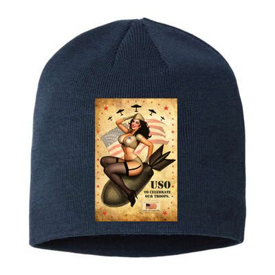 USO To Celebrate Our Troops Bombshell Sustainable Beanie