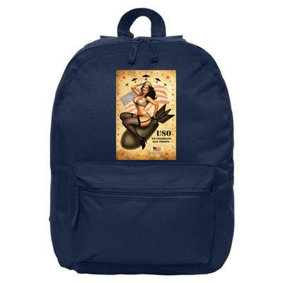 USO To Celebrate Our Troops Bombshell 16 in Basic Backpack