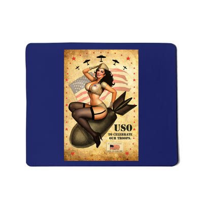 USO To Celebrate Our Troops Bombshell Mousepad