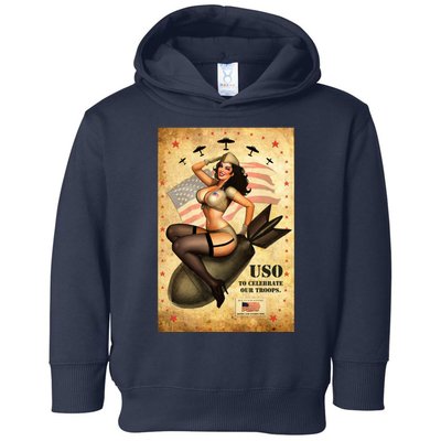 USO To Celebrate Our Troops Bombshell Toddler Hoodie