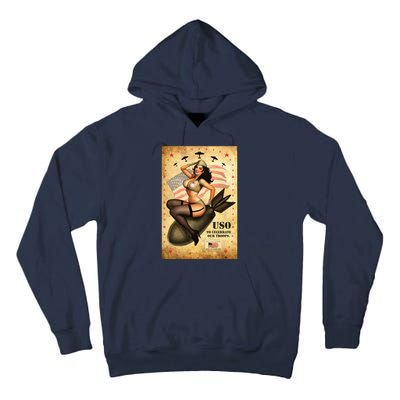 USO To Celebrate Our Troops Bombshell Tall Hoodie