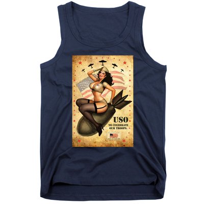 USO To Celebrate Our Troops Bombshell Tank Top