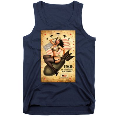 USO To Celebrate Our Troops Bombshell Tank Top