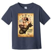 USO To Celebrate Our Troops Bombshell Toddler T-Shirt