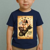 USO To Celebrate Our Troops Bombshell Toddler T-Shirt