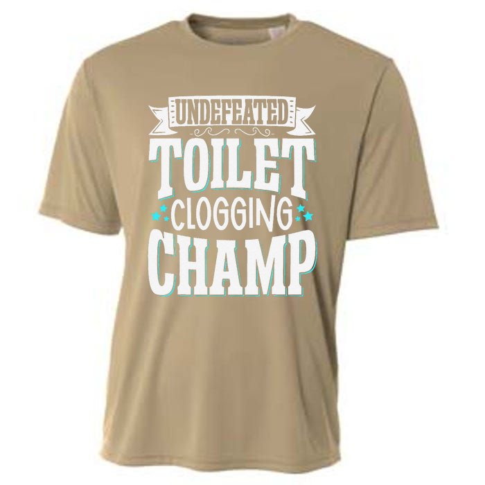 Undefeated Toilet Clogging Champ Cooling Performance Crew T-Shirt