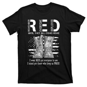 Until They Come Home My Soldier US Flag Red Friday Military T-Shirt