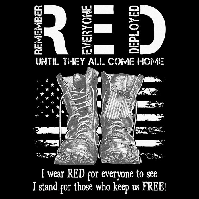 Until They Come Home My Soldier US Flag Red Friday Military 16 in Basic Backpack