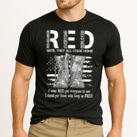 Until They Come Home My Soldier US Flag Red Friday Military Cooling Performance Crew T-Shirt