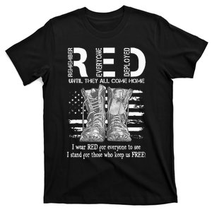 Until They Come Home My Soldier US Flag Red Friday Military T-Shirt