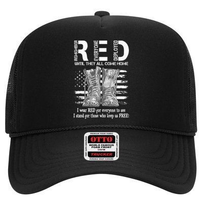 Until They Come Home My Soldier US Flag Red Friday Military Trucker Hat