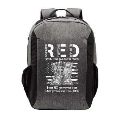 Until They Come Home My Soldier US Flag Red Friday Military Vector Backpack