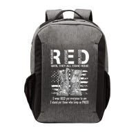 Until They Come Home My Soldier US Flag Red Friday Military Vector Backpack