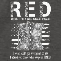 Until They Come Home My Soldier US Flag Red Friday Military Vector Backpack
