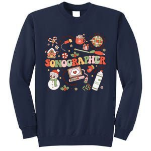 Ultrasound Technologist Christmas Sonographer Student Tall Sweatshirt