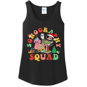 Ultrasound Tech Christmas Sonography Squad Holiday Nurse Ladies Essential Tank