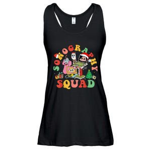 Ultrasound Tech Christmas Sonography Squad Holiday Nurse Ladies Essential Flowy Tank