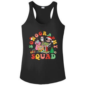 Ultrasound Tech Christmas Sonography Squad Holiday Nurse Ladies PosiCharge Competitor Racerback Tank