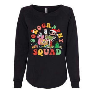 Ultrasound Tech Christmas Sonography Squad Holiday Nurse Womens California Wash Sweatshirt