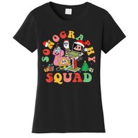 Ultrasound Tech Christmas Sonography Squad Holiday Nurse Women's T-Shirt