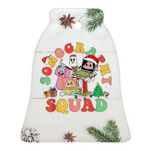 Ultrasound Tech Christmas Sonography Squad Holiday Nurse Ceramic Bell Ornament