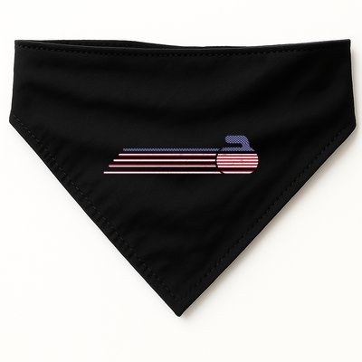 Usa Team Curling Jersey Vintage Winter Sports Lover Funny Gift USA-Made Doggie Bandana