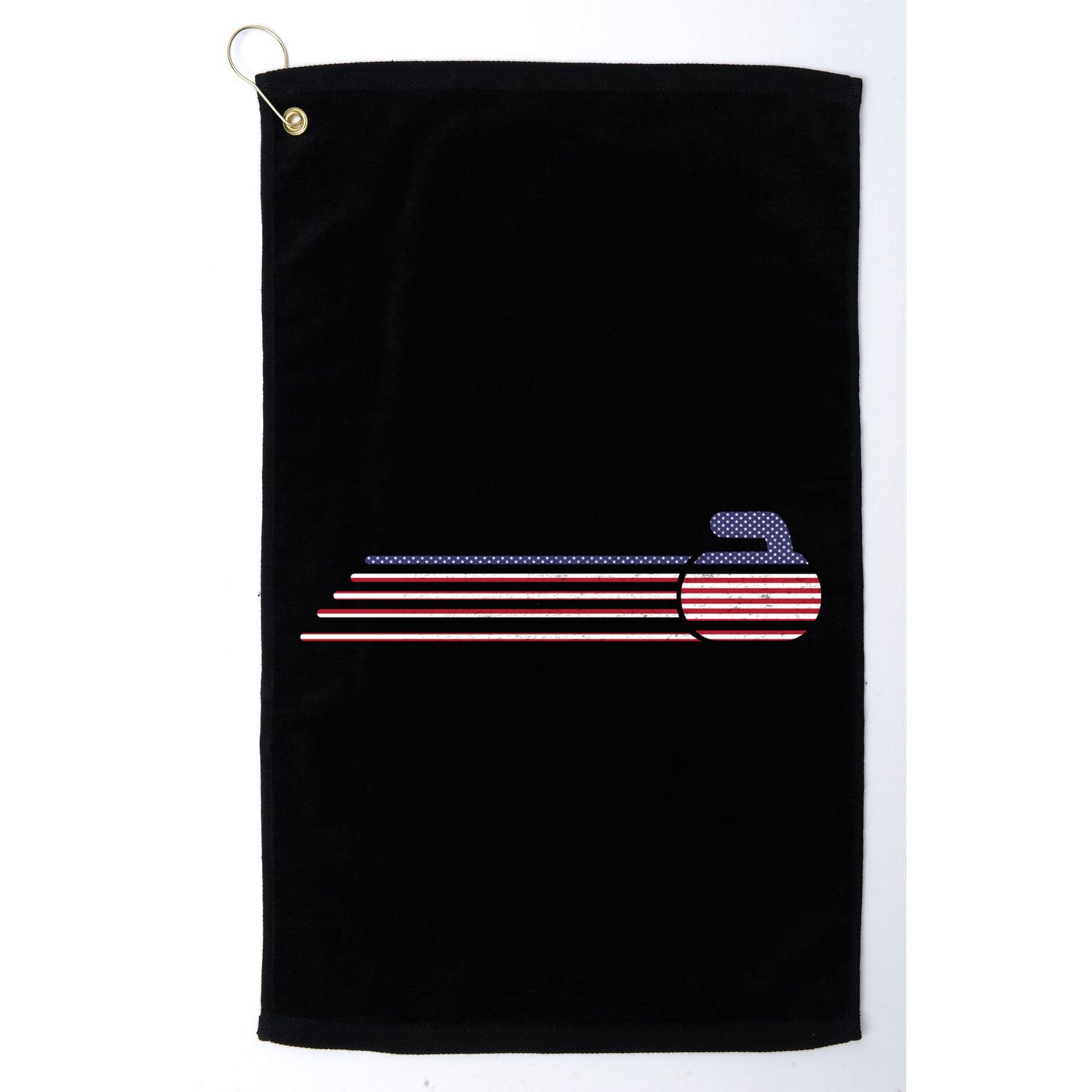 Usa Team Curling Jersey Vintage Winter Sports Lover Funny Gift Golf Towel