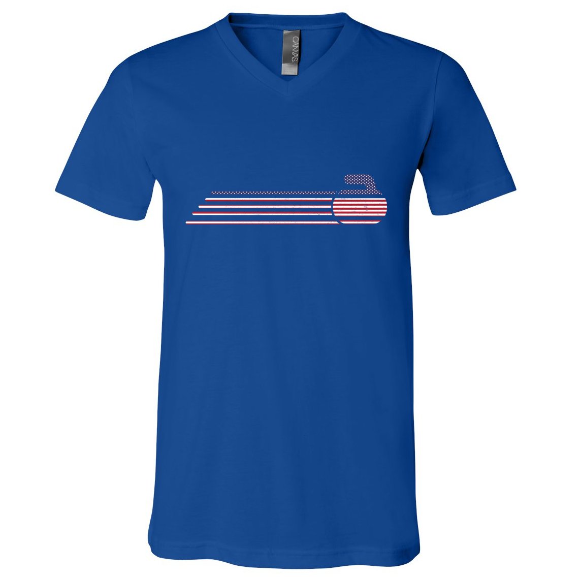 Usa Team Curling Jersey Vintage Winter Sports Lover Funny Gift V-Neck T-Shirt