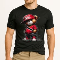 Unapologetically Trini Cool Teddy Bear Trinidad Flag Art Cooling Performance Crew T-Shirt