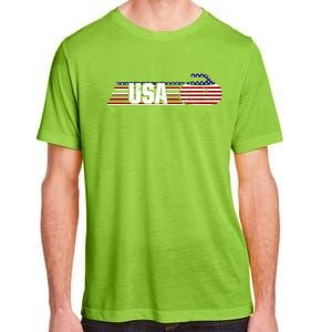 Usa Team Curling Sport Gift Adult ChromaSoft Performance T-Shirt