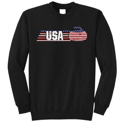 Usa Team Curling Sport Gift Sweatshirt