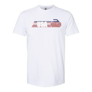 Usa Team Curling Sport Gift Softstyle CVC T-Shirt