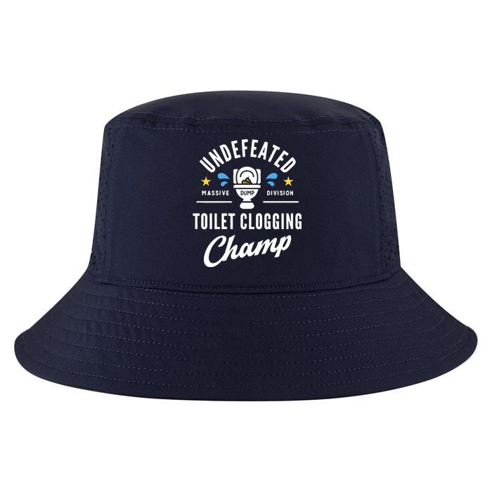 Undefeated Toilet Clogging Champ Cool Comfort Performance Bucket Hat