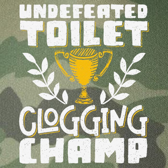 Undefeated Toilet Clogging Champ Legacy Tie Dye Trucker Hat