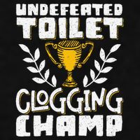 Undefeated Toilet Clogging Champ Ladies PosiCharge Tri-Blend Wicking Tank