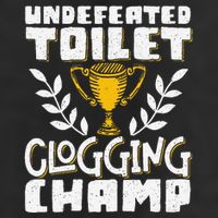 Undefeated Toilet Clogging Champ Cool Comfort Performance Bucket Hat