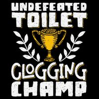 Undefeated Toilet Clogging Champ Bucket Hat