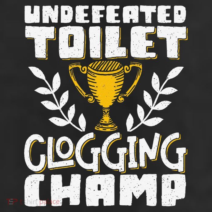 Undefeated Toilet Clogging Champ Beanie
