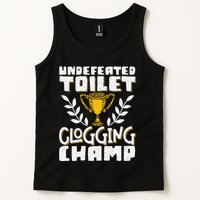 Undefeated Toilet Clogging Champ Tank Top