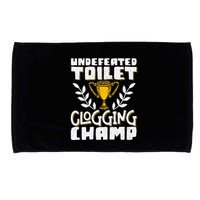 Undefeated Toilet Clogging Champ Microfiber Hand Towel