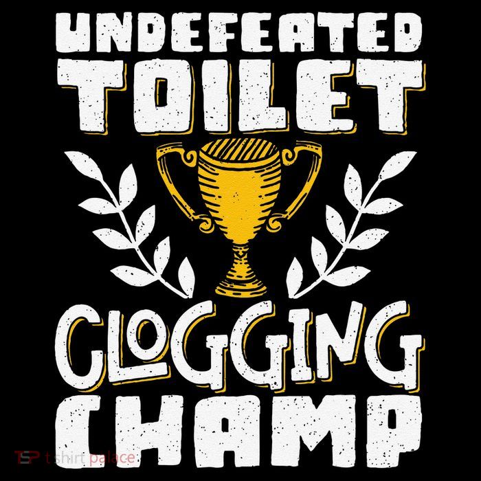 Undefeated Toilet Clogging Champ Zip Tote Bag