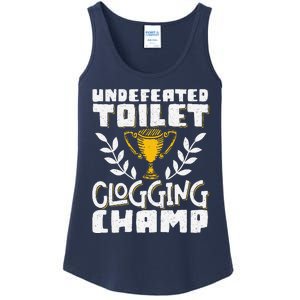 Undefeated Toilet Clogging Champ Ladies Essential Tank