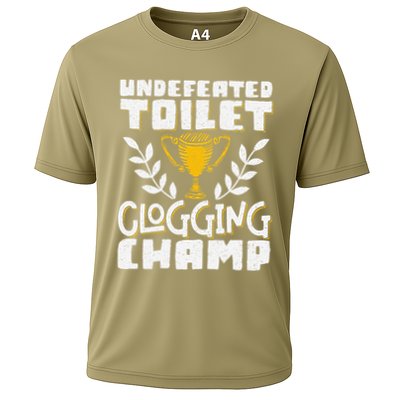 Undefeated Toilet Clogging Champ Performance Shirt