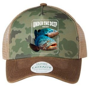 Under The Deep Blue Sea Fish Legacy Tie Dye Trucker Hat